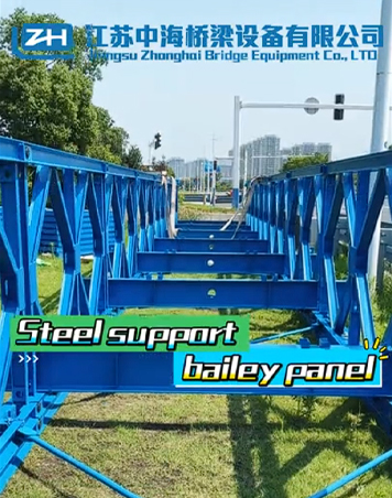 Durable Bailey Droichead Cruach Q345B Bosca Galvanized Hot Dip Droichead Truss