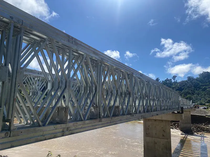 Tionscadal Droichead Bailey 108 méadar sa Mhalaeisia